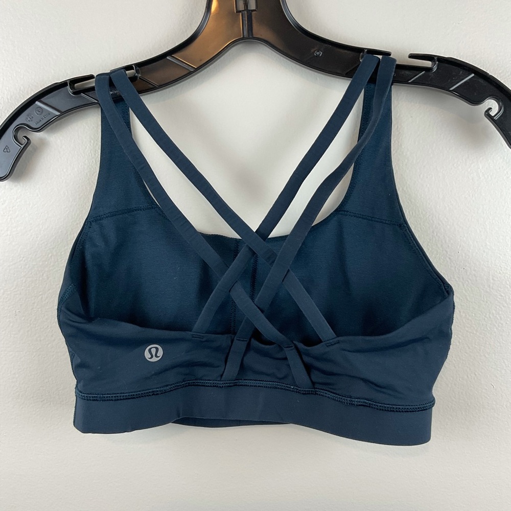 Lululemon Navy Energy Bra Sz 6